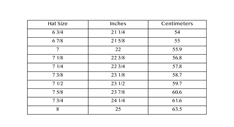 Size Guide – Lex Lynne LLC